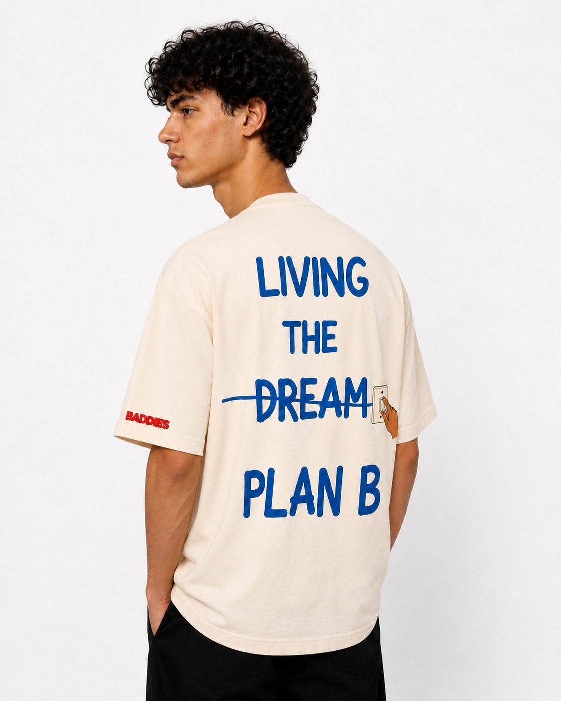 LIVING THE DREAM OVERSIZED T-SHIRT